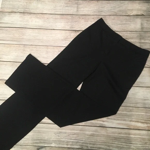 BCBG MaxAzria Wool Black Striped Mariam Pants - Picture 3 of 11